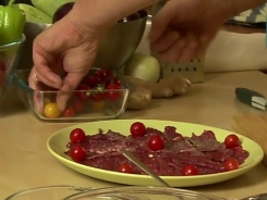 Карпаччо из говяжьей вырезки