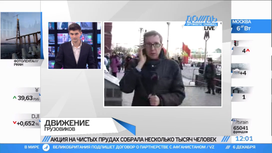 В центре Москвы собираются активисты движения «Наши»