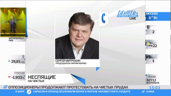Митрохин: "Пришел поддержать цивилизованный протест"