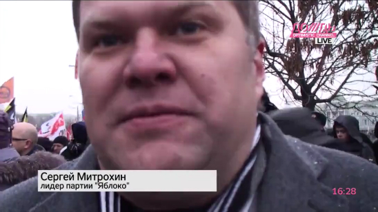 Сергей Митрохин: «Цель митинга – отменить воровские выборы»