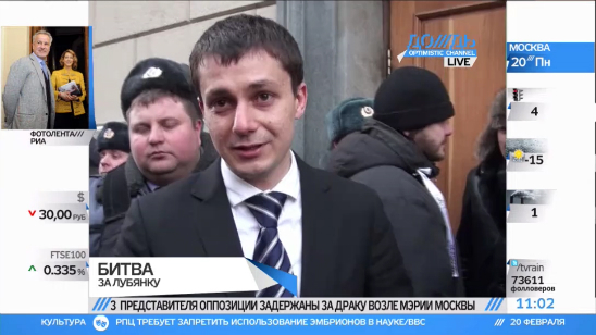 Прокремлевская молодежь и полиция не дали оппозиции подать заявку на митинг 4 и 5 марта
