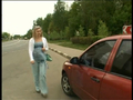 Беременная за рулем 