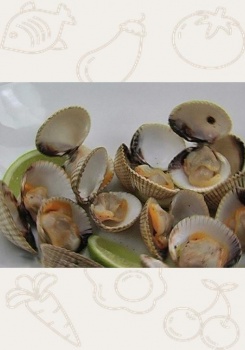 Печеные моллюски с лаймом